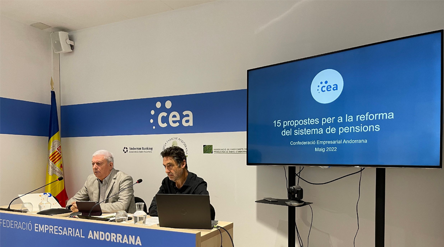 Roda de premsa de presentació de les propostes de la CEA 