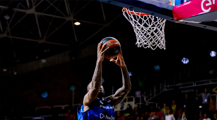 Un jugador del Bàsquet Club Andorra