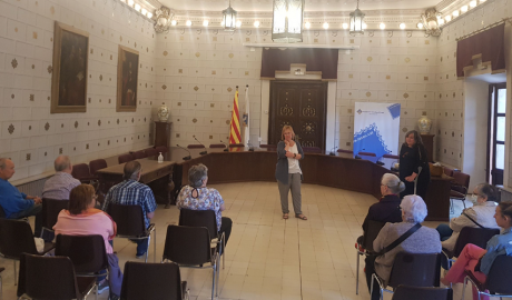 Visita de l'Escola de Salut de les Persones Grans a l'Ajuntament de la Seu d'Urgell