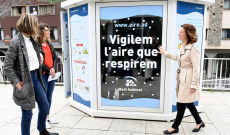 Calvó a l'estació de vigilància de l'aire d'Escaldes-Engordany
