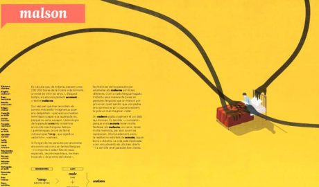Pàgines del llibre El viatge de les paraules
