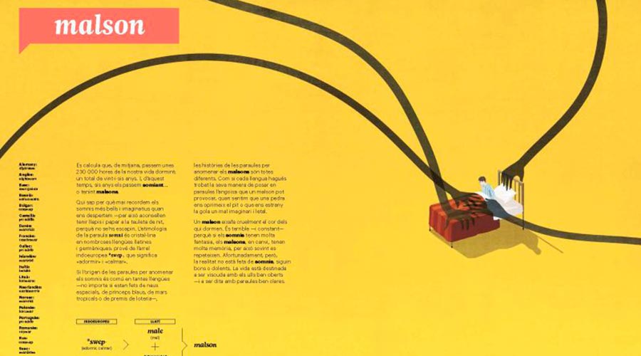 Pàgines del llibre El viatge de les paraules