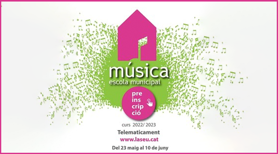preinscripcions i matrícules del curs 2022-23 a l’Escola Municipal de Música
