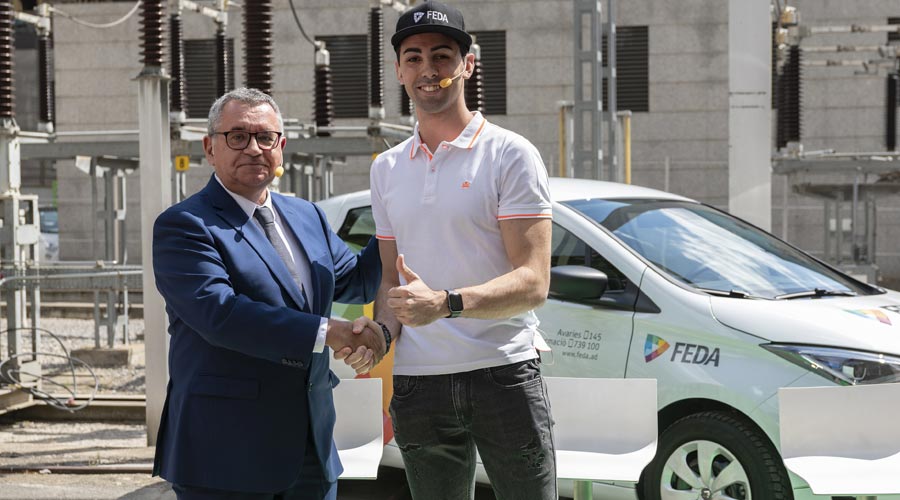 El pilot d’automobilisme Raül Ferré és el nou ambaixador de FEDA per a la mobilitat elèctrica