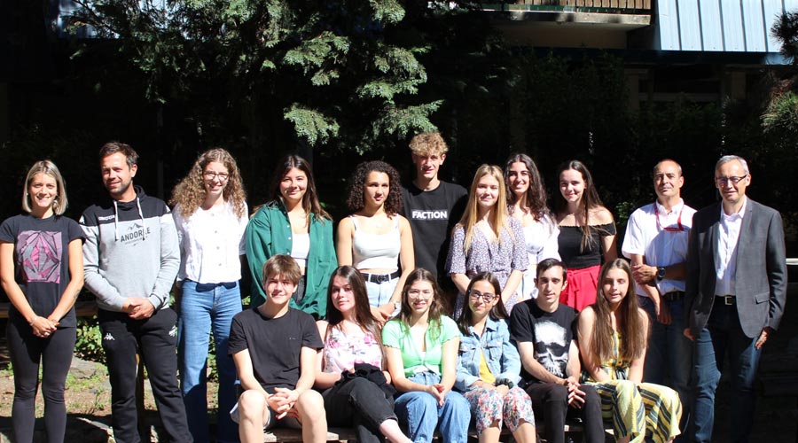Reconeixement del Lycée Comte de Foix als alumnes que es formen en primers auxilis i voluntariat