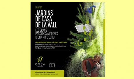 "Les grans passions amoroses d’una nit d’estiu" al Concert Jardins de Casa de la Vall