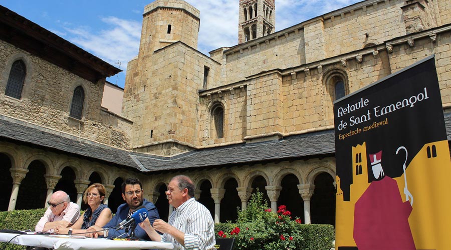 presentació del retaule de Sant Ermengol a la Seu