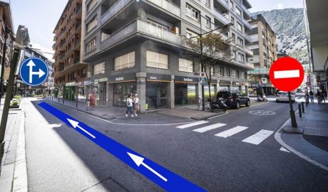 Reordenació del trànsit a Prada Ramon i 200 places gratuïtes de motos a l’aparcament del Parc Central