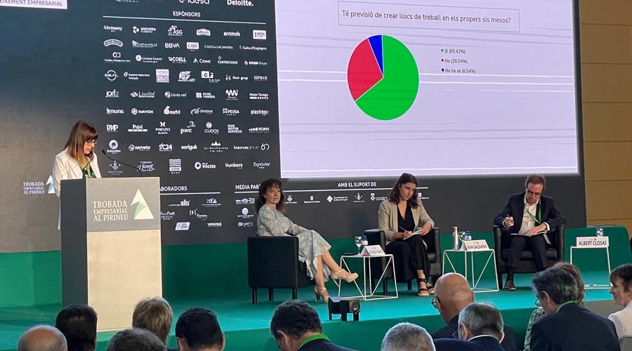 33a Trobada al Pirineu: un 80% d'empresaris diuen haver apujat els preus respecte el 2021