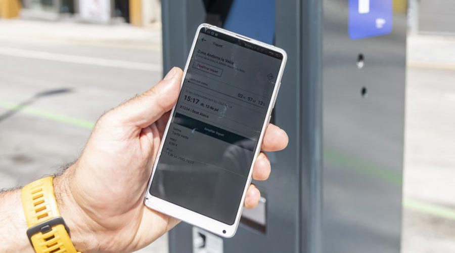 Nova aplicació per a mòbils per a aparcar a Andorra la Vella