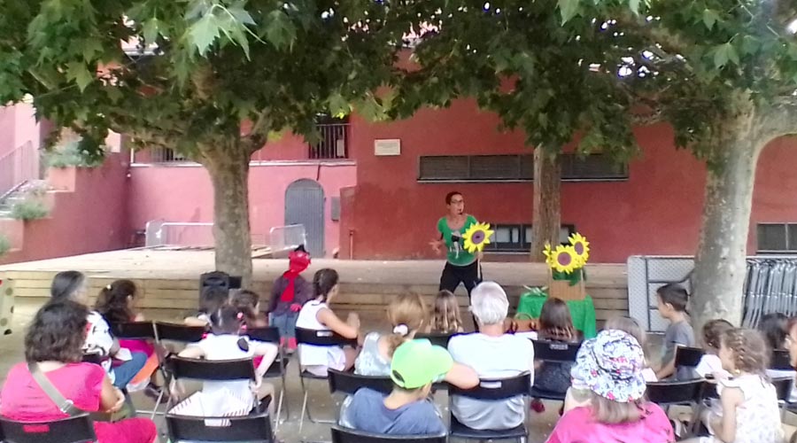 Una activitat infantil del Pla Educatiu d'Entorn a la Seu