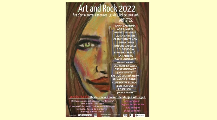 cartell de l'Art&Rock de la Seu d'Urgell