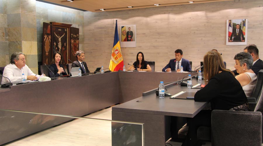 El consell de comú reunit a Ordino