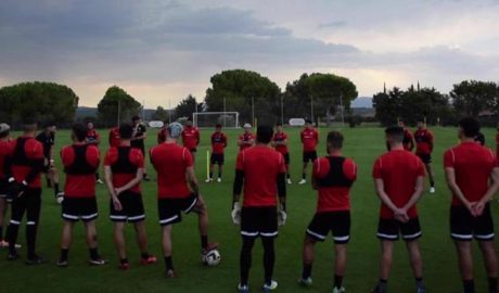 Entrenament del FC Andorra
