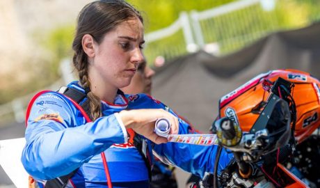 La pilot andorrana Margot Llobera