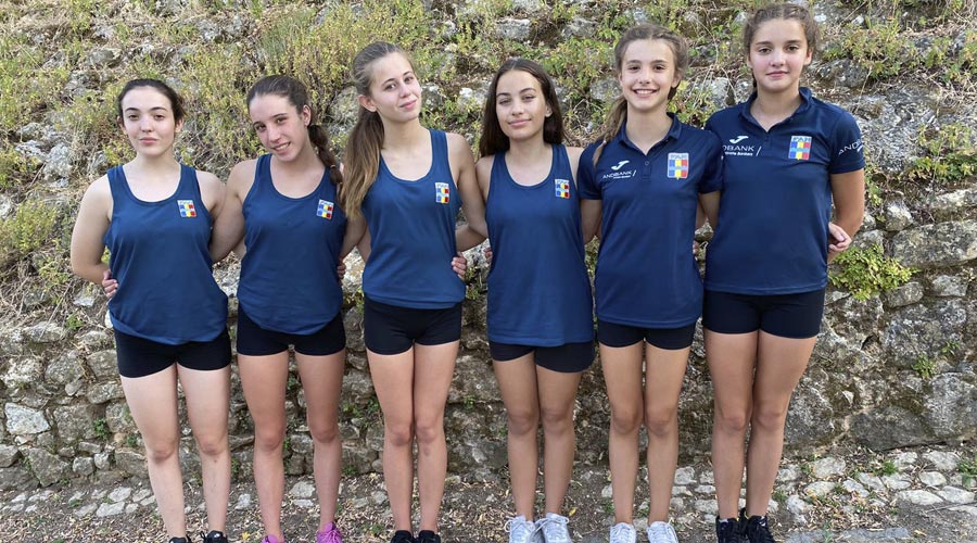 Delegació andorrana de natació aleví i infantil als campionats de Portugal