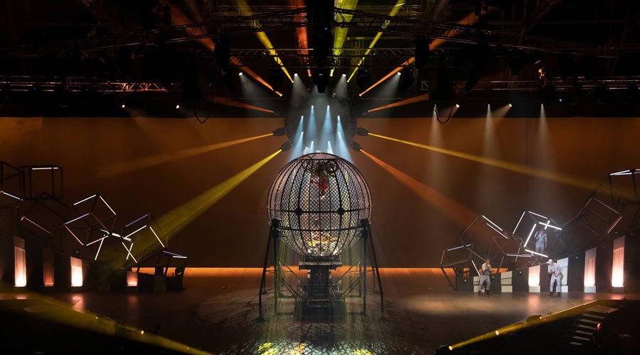 Foto de l'espectacle Rebel 2019 del Cirque du Soleil