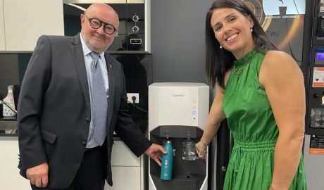 El conseller de comú Andreu Riba i la cònsol major, Laura Mas