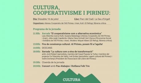 Jornada 'Cultura, Cooperativisme i Pirineu', a la Seu d'Urgell