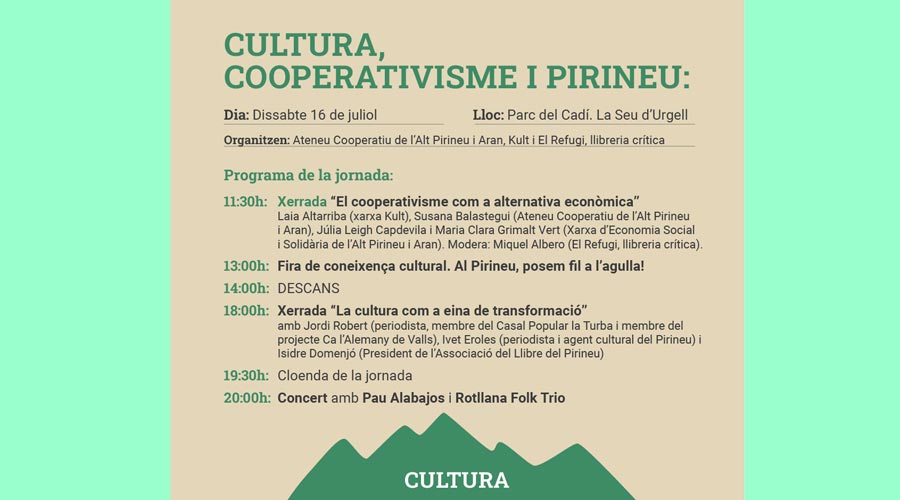 Jornada 'Cultura, Cooperativisme i Pirineu', a la Seu d'Urgell