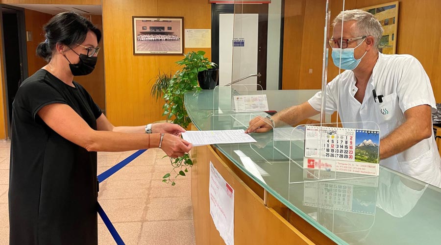 Gestió d'una IT a la unitat d'Admissions de l'Hospital del Pallars, a Tremp