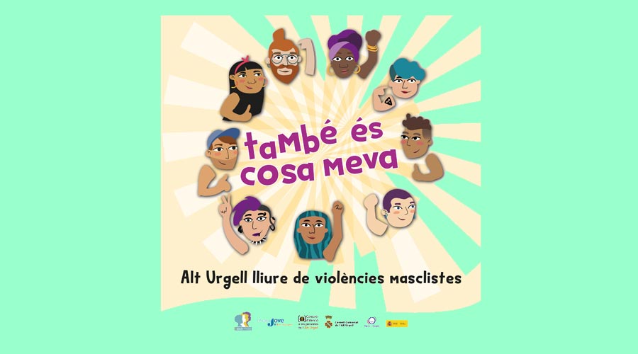 Cartell de la campanya contra la violència masclista a l'Alt Urgell