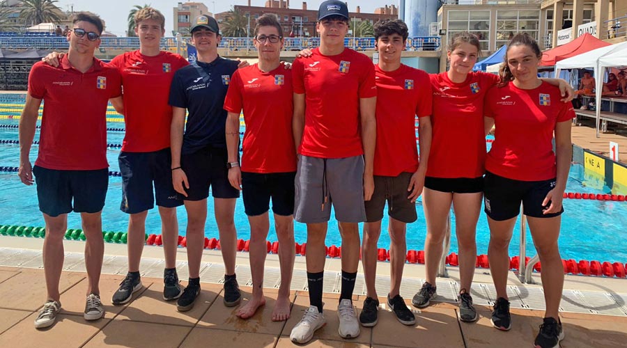Els nedadors andorrans al Campionat de Catalunya Júnior d’estiu i el Trofeu Ciutat de Mataró Absolut