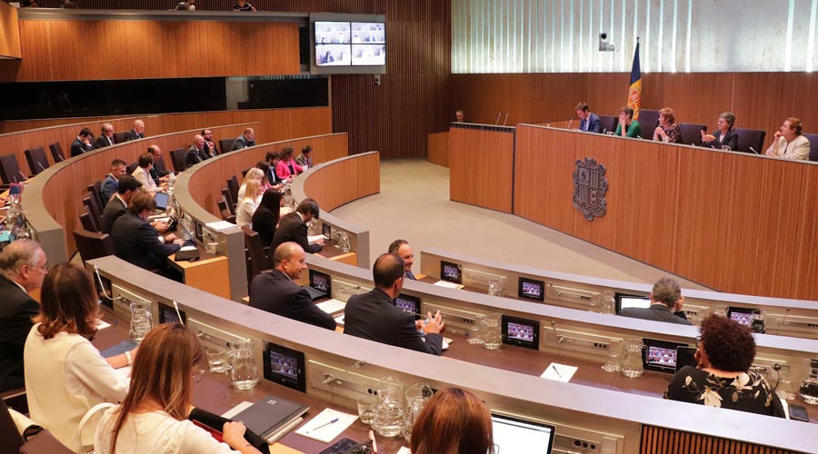 Una sessió del Consell General