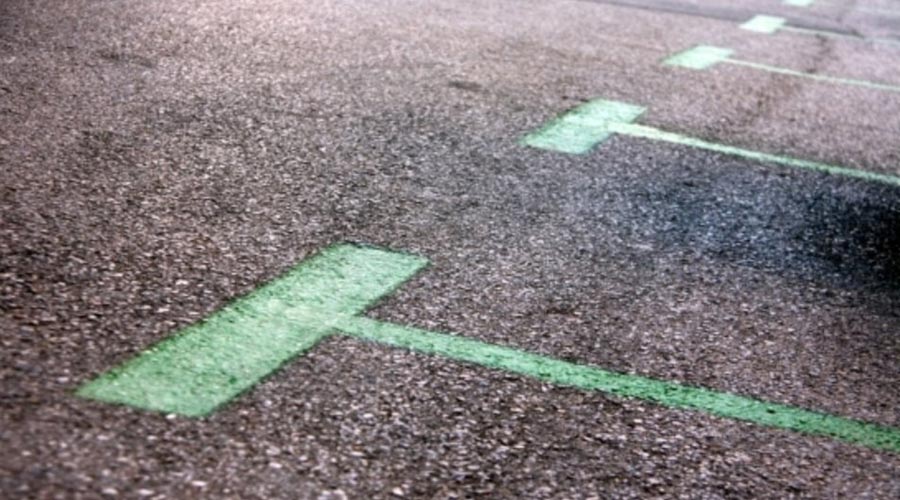 Zona verda d'aparcament