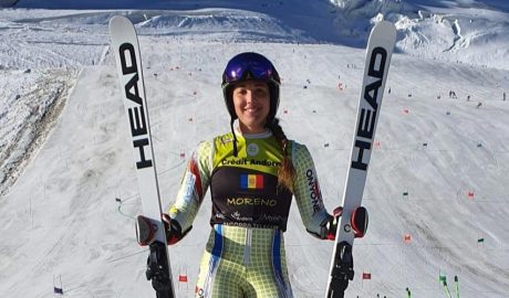 L'esquiadora andorrana, Cande Moreno