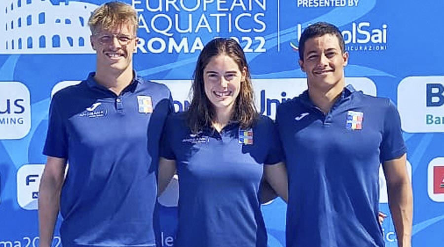 Els germans Lomero i Nàdia Tudó de la FAN