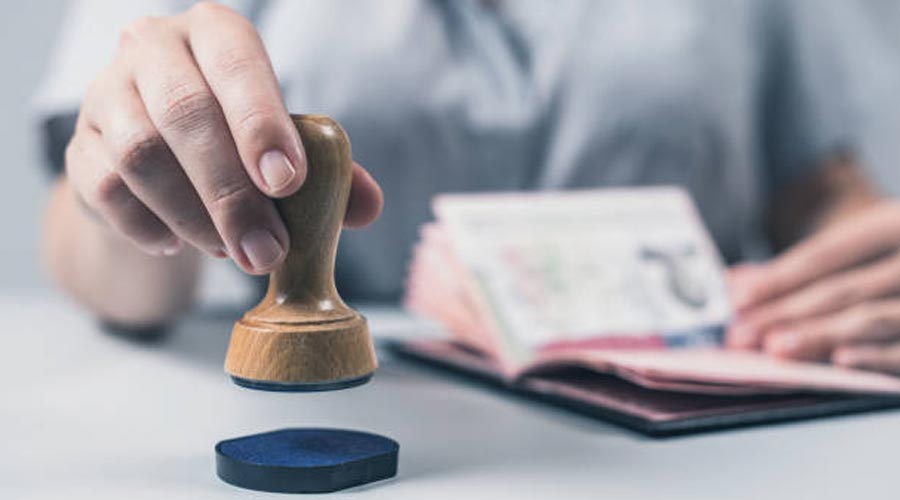 Segellant un passaport