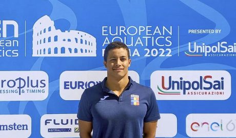 Tomàs Lomero als Europeus de Roma de natació