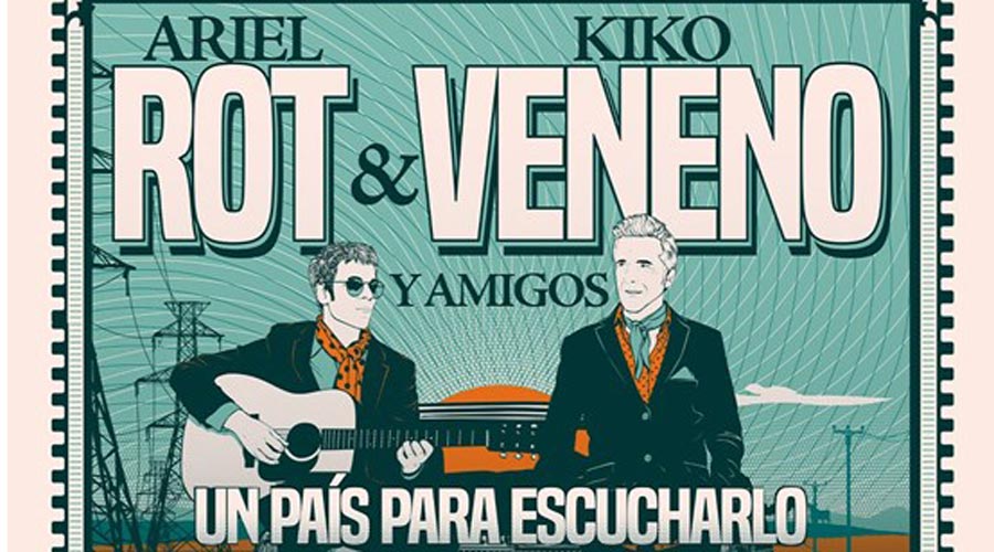 Cartell de la gira d'Ariel Rot i Kiko Veneno