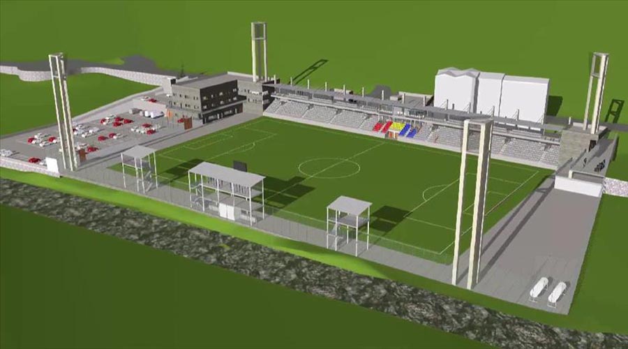 Simulació de l'estadi d'Encamp de la FAF
