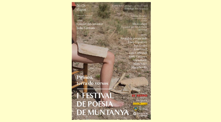 Cartell del primer festival de poesia de muntanya