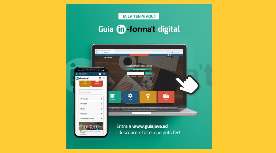 Cartell anunciant la guiajove.ad