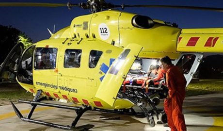 Preparació d’un vol nocturn amb helicòpter medicalitzat