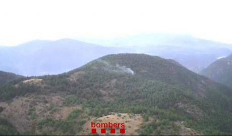 Petit incendi al terme de Pont de Bar