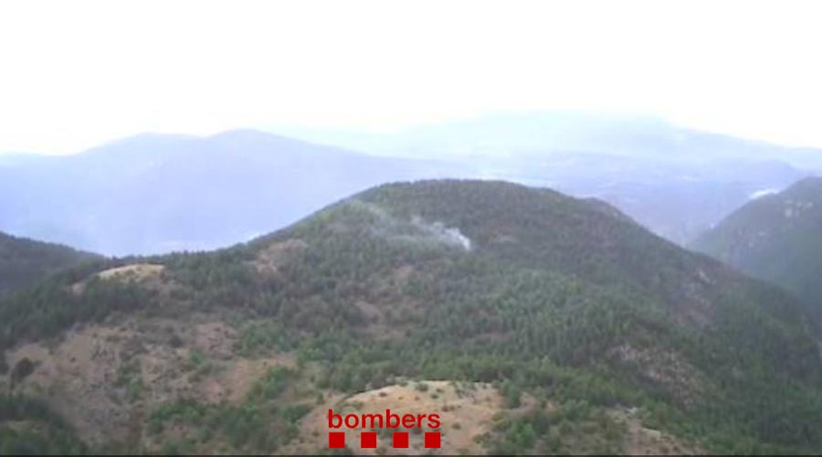 Petit incendi al terme de Pont de Bar