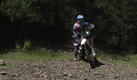 La pilot andorrana de motos Margot Llobera