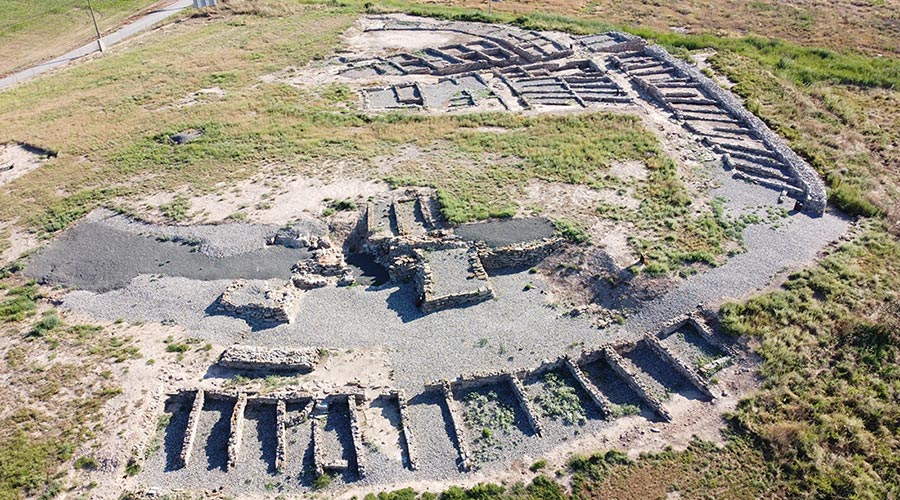 Vista aèria del Molí d'Espígol 