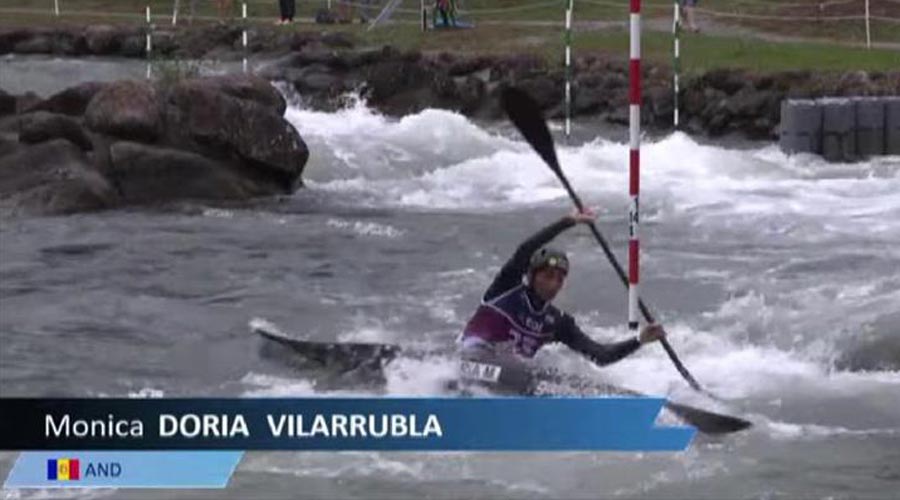 La piragüista andorrana Mònica Doria