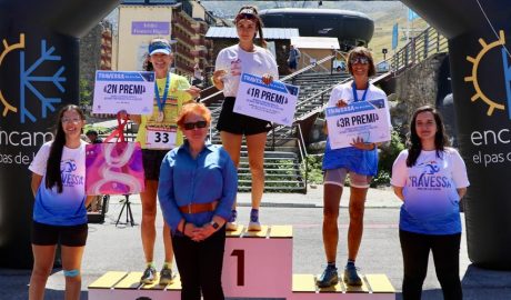 El podi femení de la Travessa Pas de la Casa