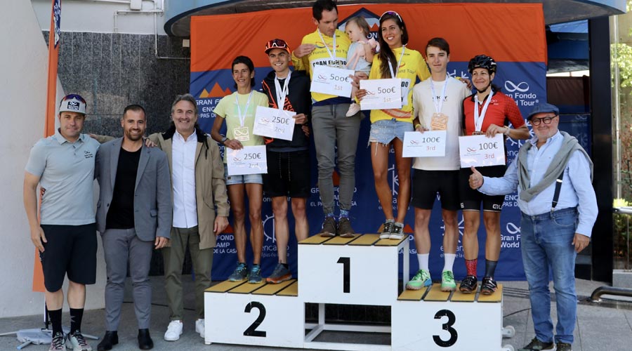 Els guanyadors de la Gran Fondo Encamp-Pas de la Casa