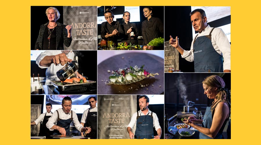 Collage de fotografies de l'Andorra Taste