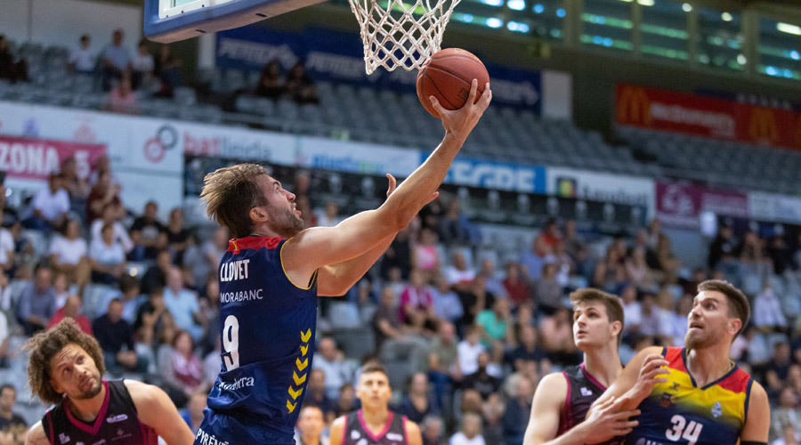 Una imatge del partit de la final de la Lliga Catalana de LEB Or entre el Lleida i el BC Andorra