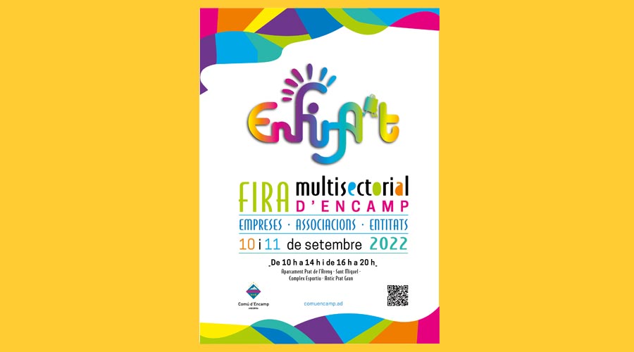 Cartell de l'Enfira’t, la primera fira multisectorial d’Encamp