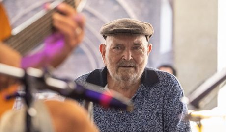 El poeta de Peramola, Josep Espunyes a la Fira del Llibre d'Organyà