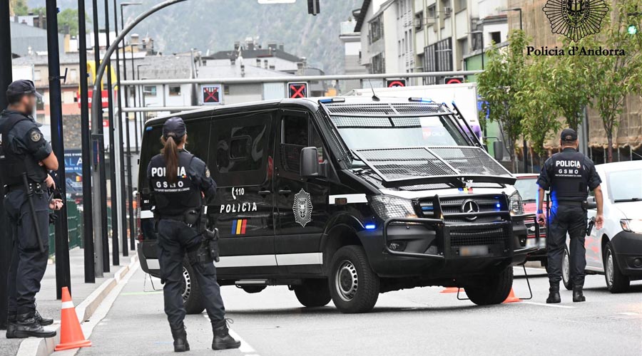 Un control del Grup de Suport de Manteniment de l’Ordre